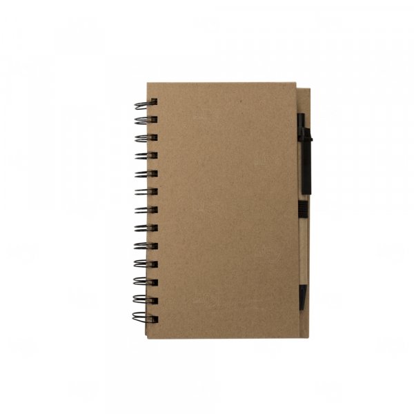Caderneta Ecológica com Caneta Personalizada - 18,2 x 12,1 cm 