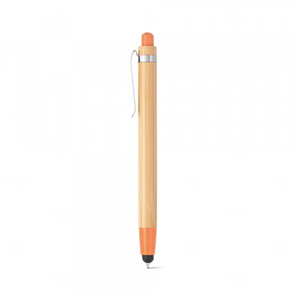 Caneta em Bambu com Touch Personalizada 