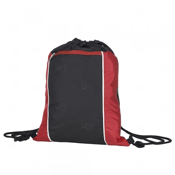 Sacochila Impermeável com Bolso Personalizada - 42,7 x 33 cm 