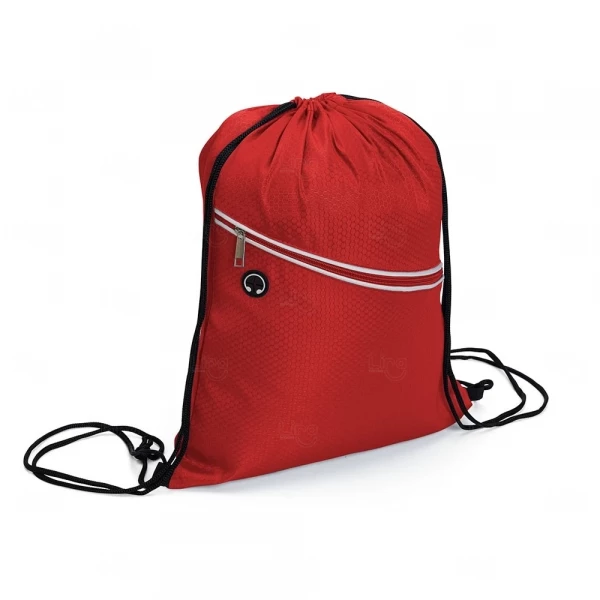 Mochila Saco com Entrada para Fones Personalizada 