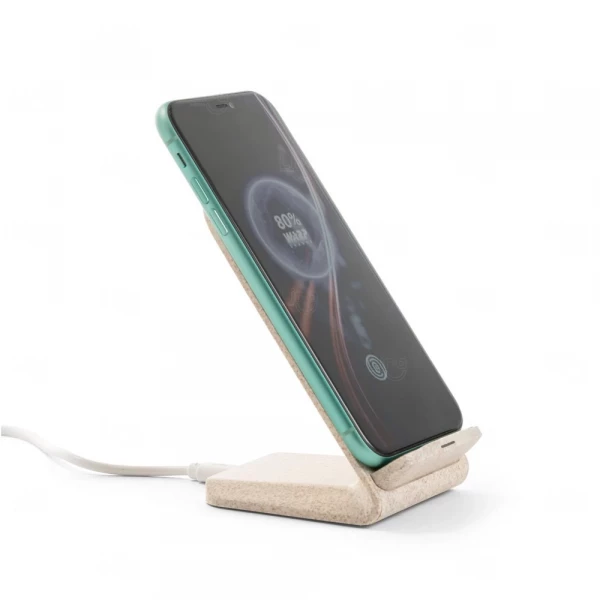 Suporte de Celular Ecológico com Carregador Sem Fio Personalizado
