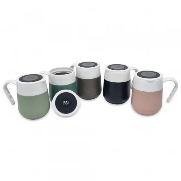 Caneca Térmica 500ml com Termômetro LED Personalizada 