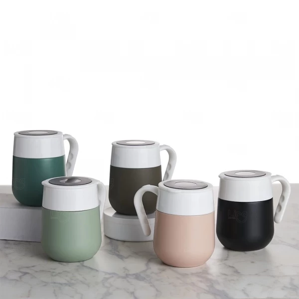 Caneca Térmica 500ml com Termômetro LED Personalizada 