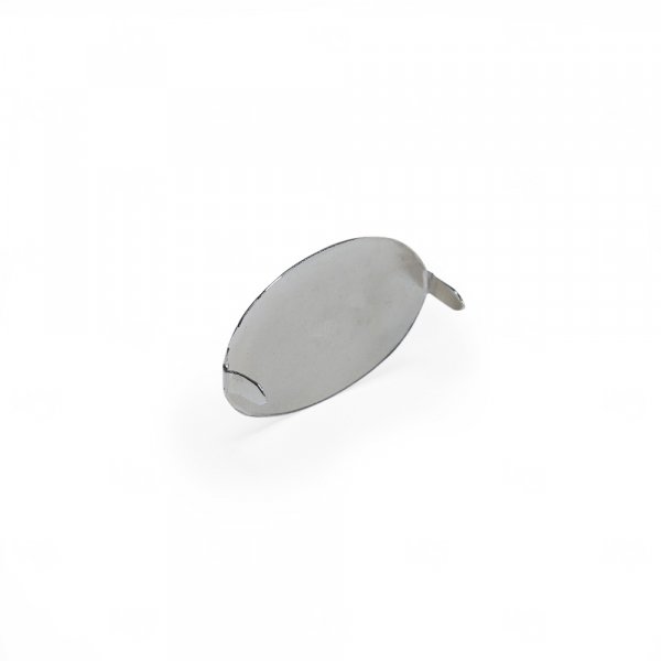 Plaquinha Metálica Oval Personalizada 