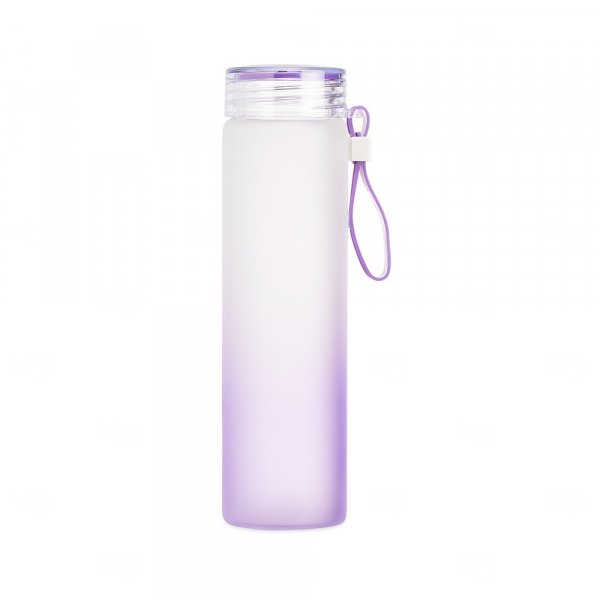 Garrafa de Vidro Jateada Personalizada - 450ml 