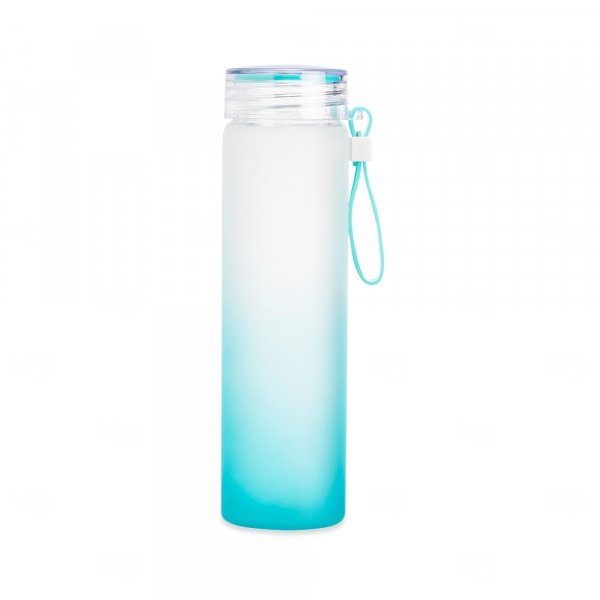Garrafa de Vidro Jateada Personalizada - 450ml 