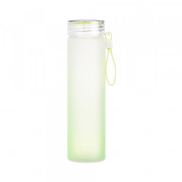 Garrafa de Vidro Jateada Personalizada - 450ml 