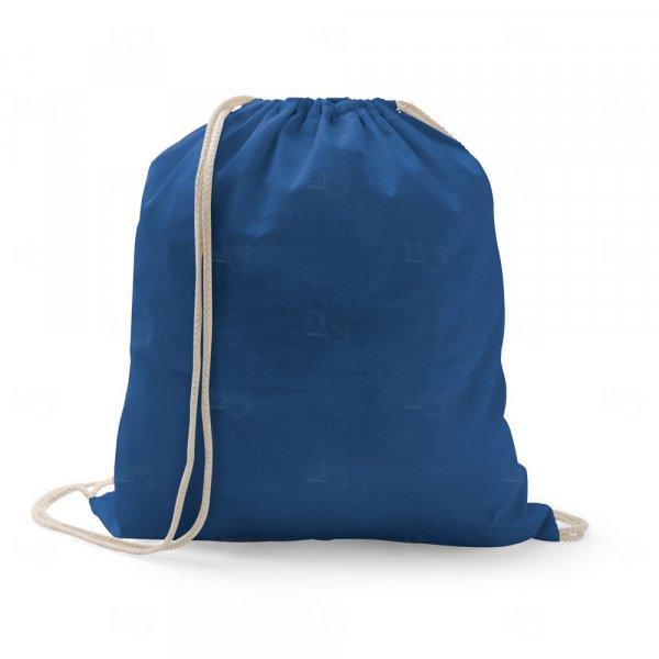 Sacochila Personalizada 100% Algodão - 41 x 37 cm