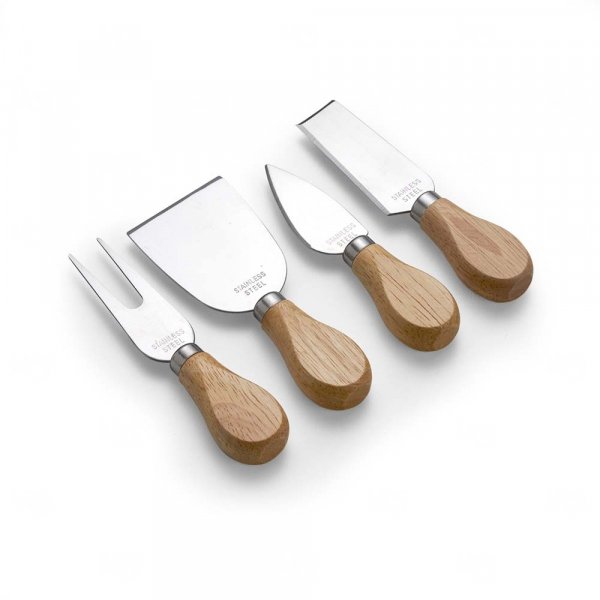 Kit Queijo 4 Peças com Estojo Personalizado 