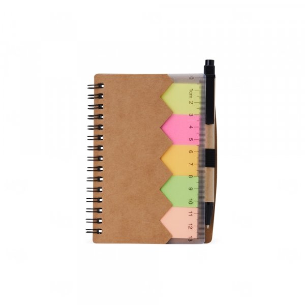 Caderneta Ecológica com Caneta Personalizada - 13,8 x 10,5 cm