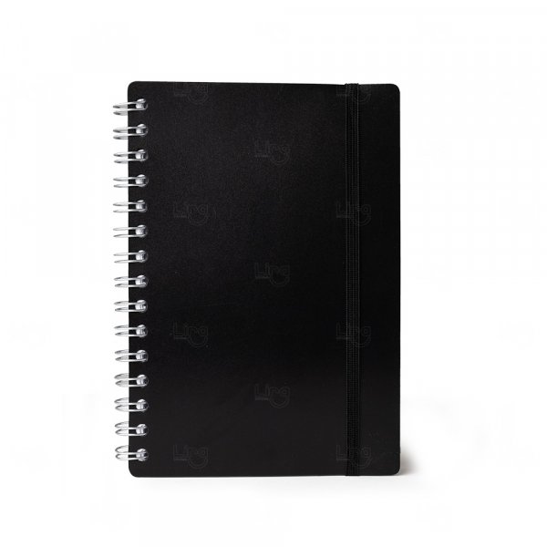 Agenda Diária 2026 com Espiral Personalizada - 20x14,6cm 