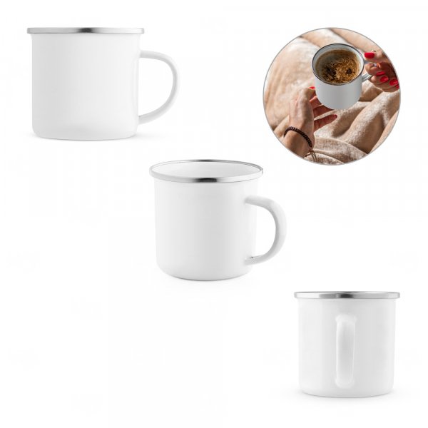 Caneca Esmaltada 350ml Personalizada 