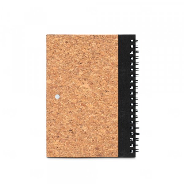 Caderno Eco em Cortiça com Caneta Personalizado - 17,8 x 13 cm 