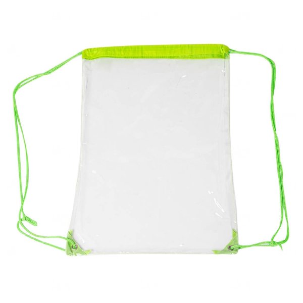 Sacochila Transparente Personalizada - 46 x 34 cm 