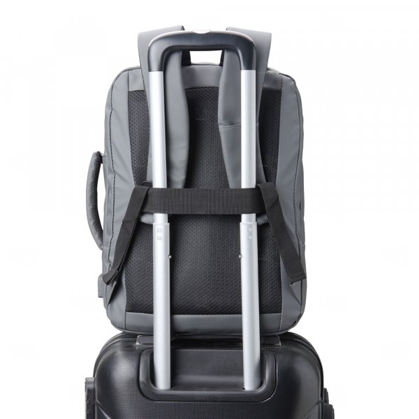 Mochila Executiva 23L em Couro Sintético com USB 