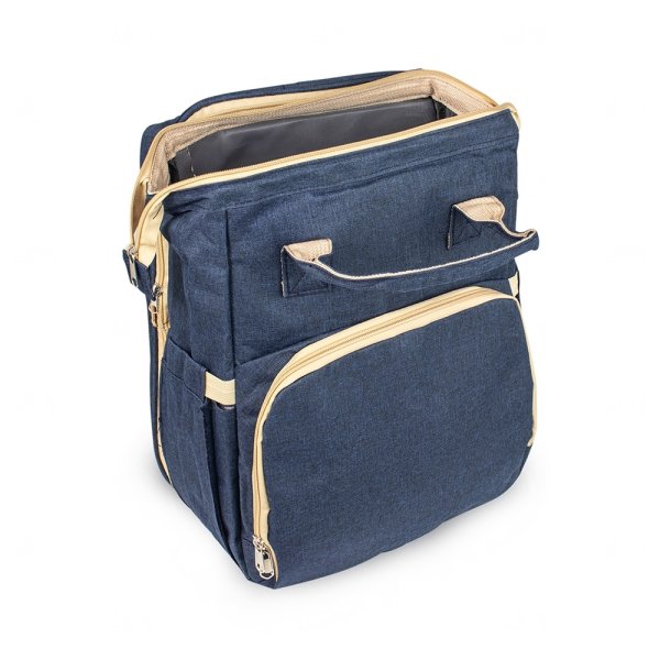 Mochila 3 em 1 com Mini Berço e Bolsos Térmicos Personalizada 