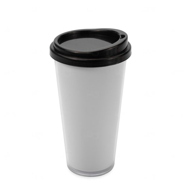 Copo Plástico Duplo Personalizado - 400ml 