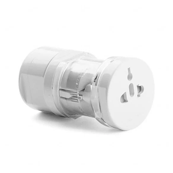 Adaptador de Tomada Universal Personalizado Branco