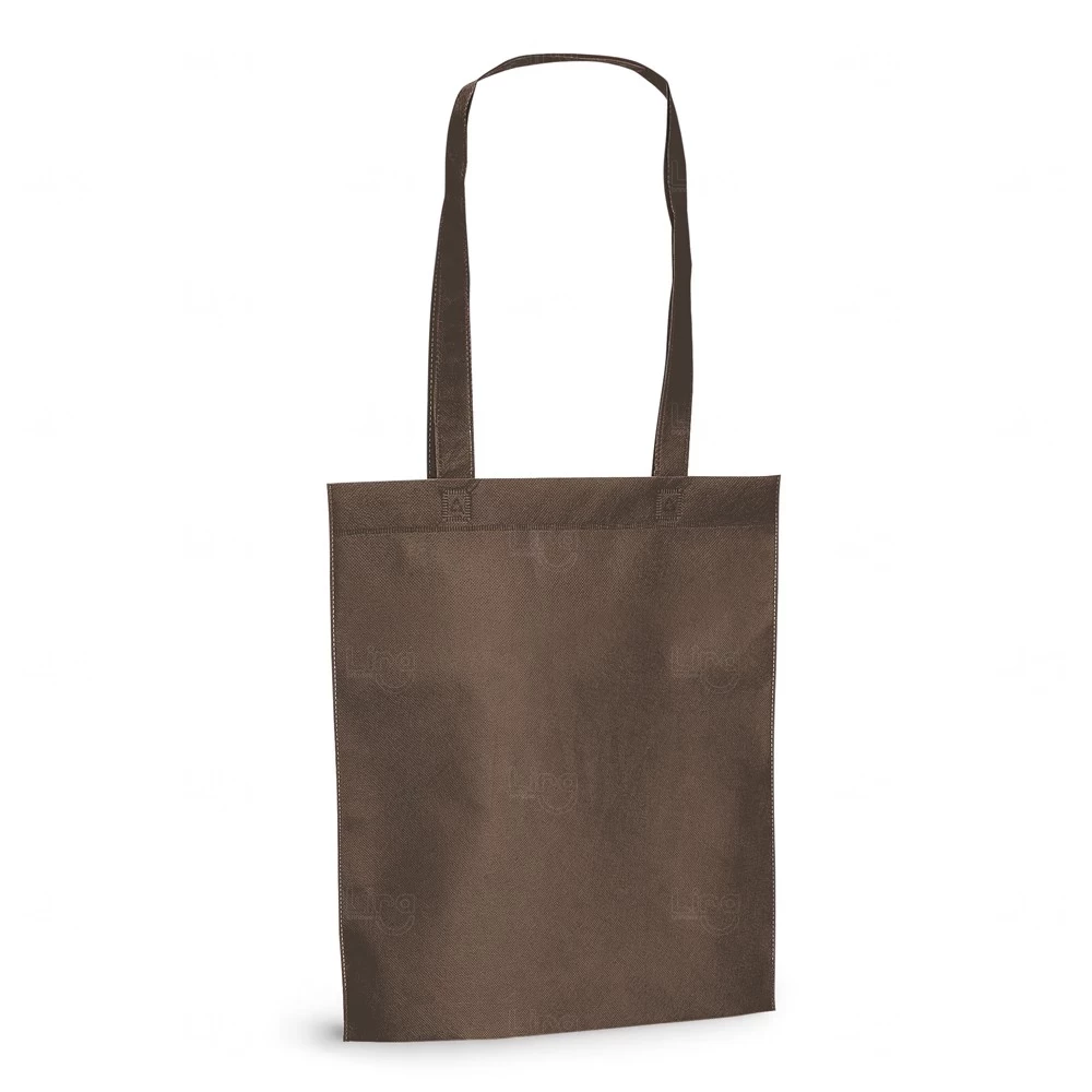 Sacola em TNT Personalizada - 35 x 27 cm Marrom