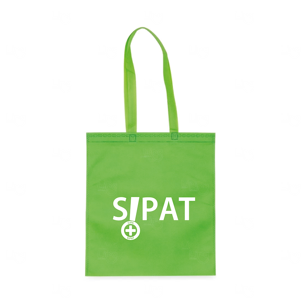 Sacola em TNT Personalizada - 35 x 27 cm Verde