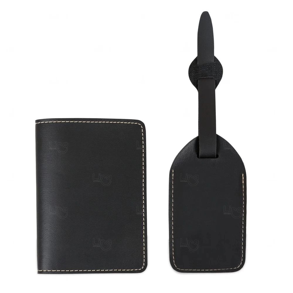 Conjunto Kit Viagem Personalizado Preto