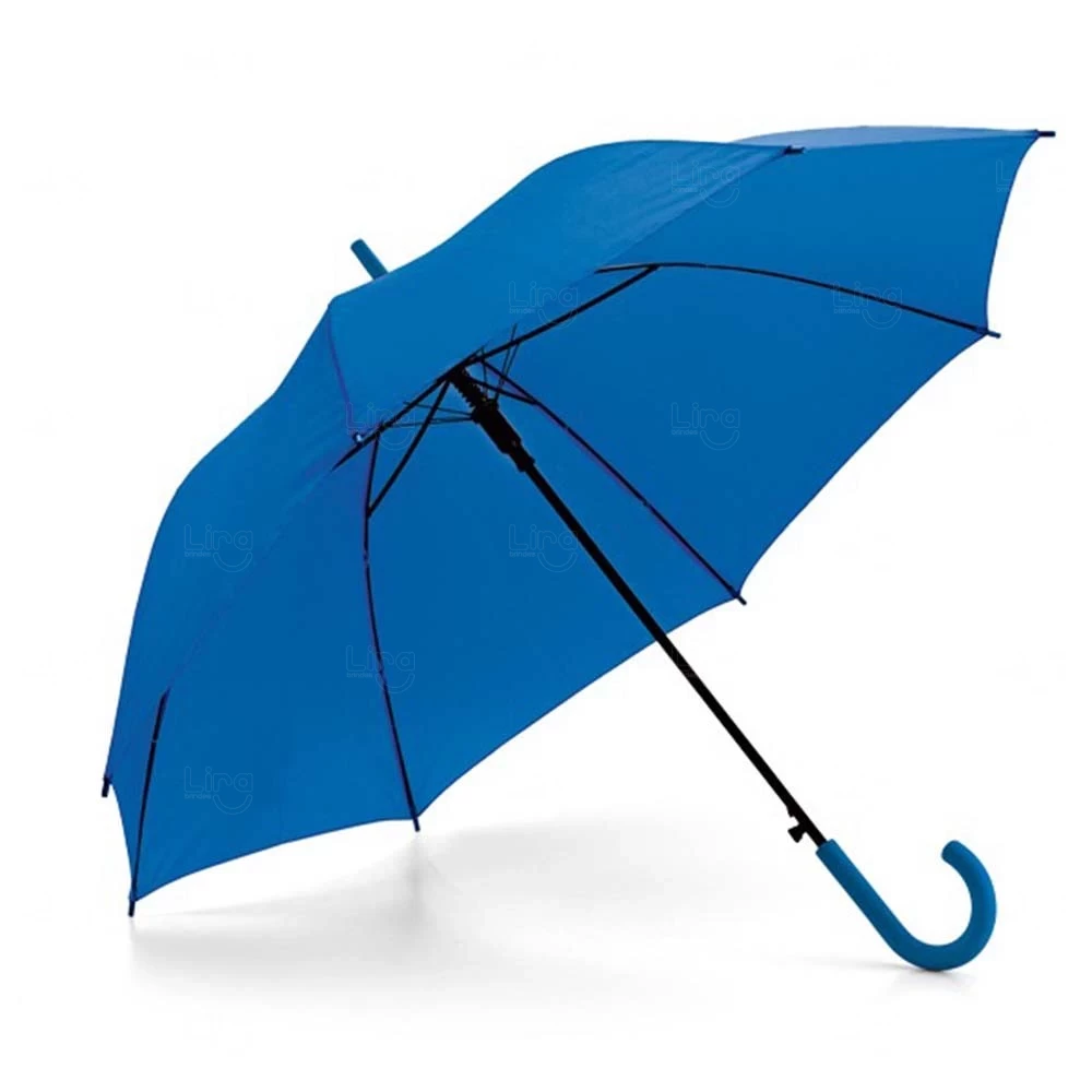 Guarda-Chuva Automático Colorido Pega Emborrachada Personalizado Azul