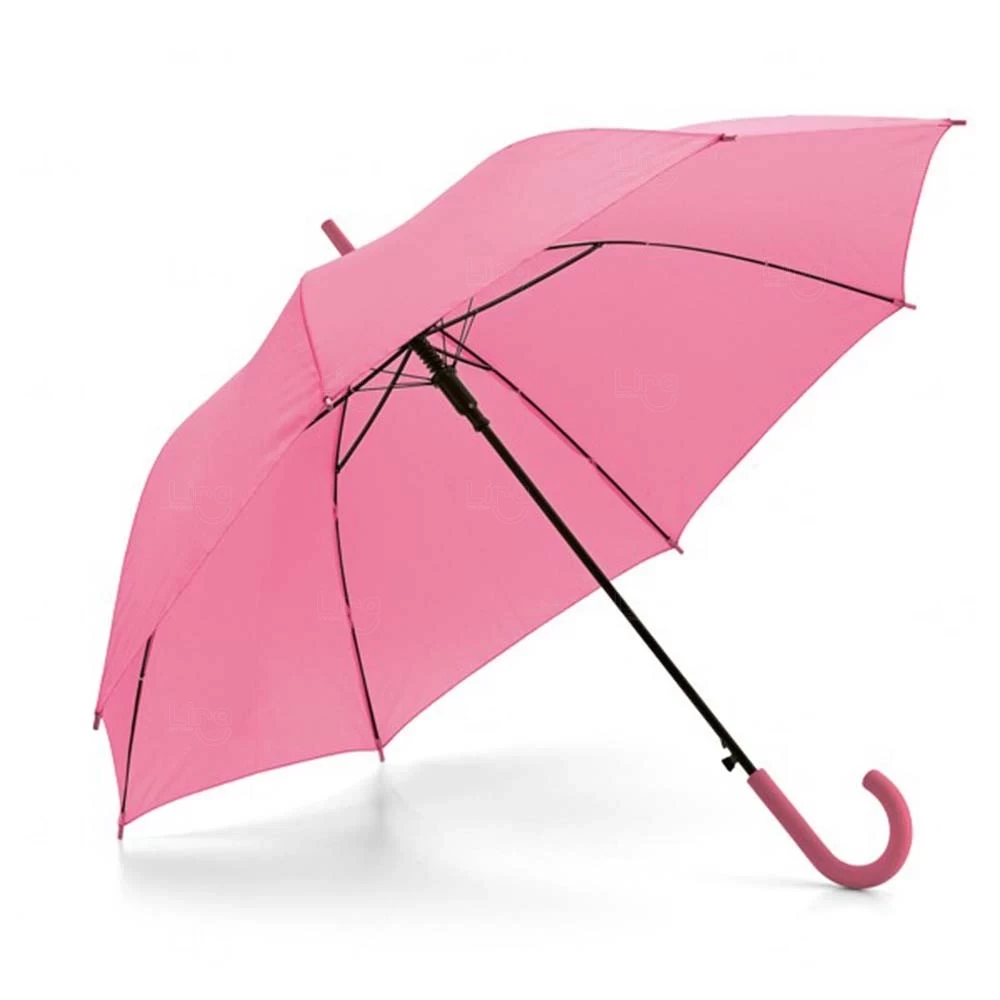 Guarda-Chuva Automático Colorido Pega Emborrachada Personalizado Rosa