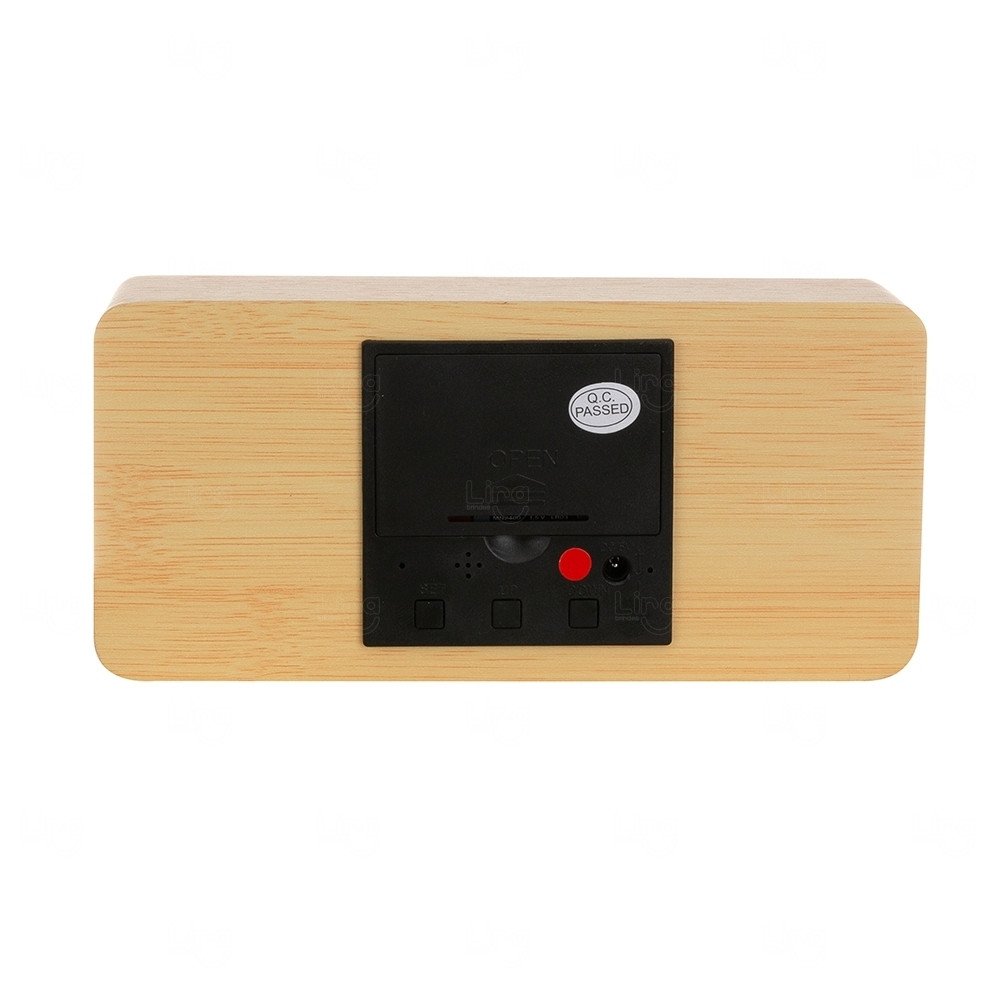 Relógio Digital de Mesa com LED Personalizado 