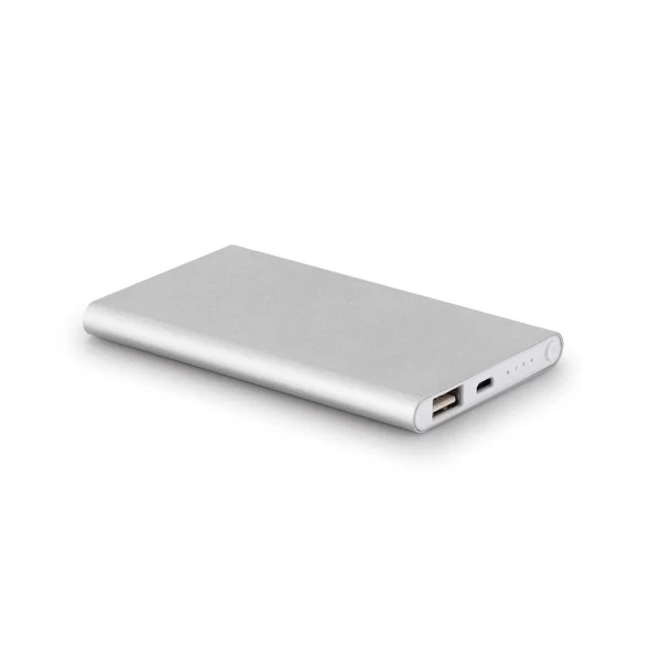 Power Bank Portátil Slim Colorido Personalizado -  4.400 mAh 