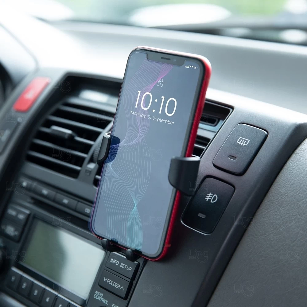 Suporte para Celular Veicular Gravitacional Personalizado 