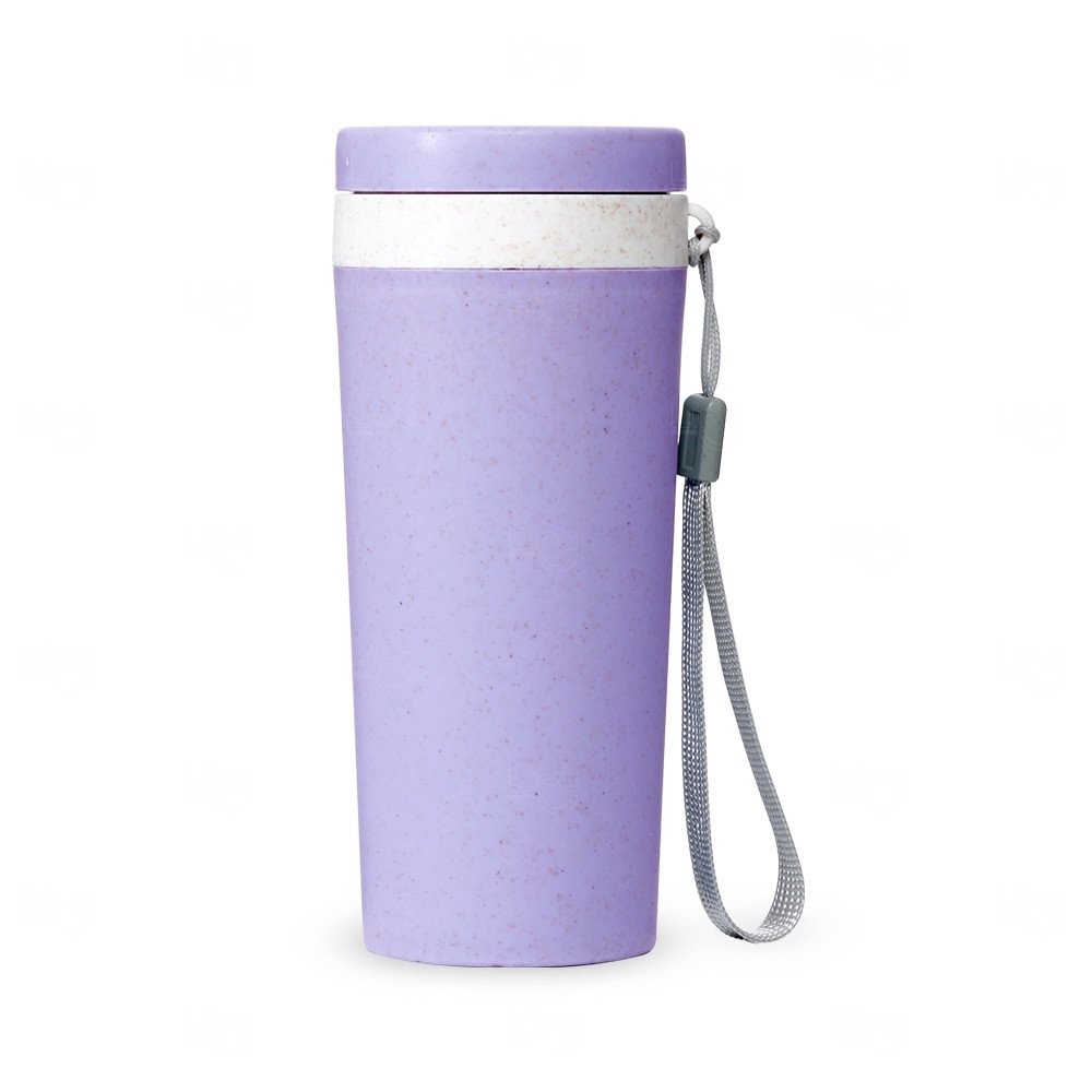 Copo Fibra de Bambu 350ml Isotérmico Personalizado Roxo