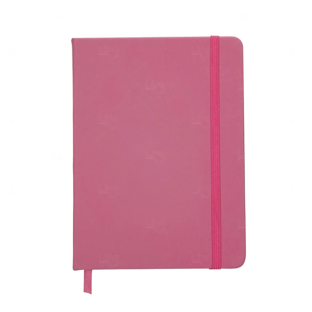 Moleskine Emborrachado Personalizado - 18,1 x 13,1 cm Rosa