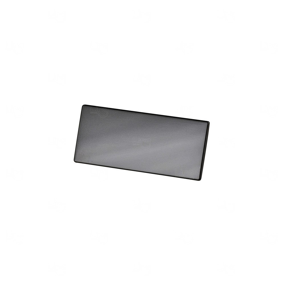 Plaquinha Metálica 4,5 x 2 cm Personalizada Preto