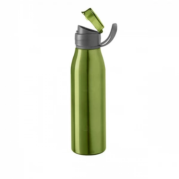 Garrafa de Alumínio 650ml com Tampa Retrátil Personalizada 
