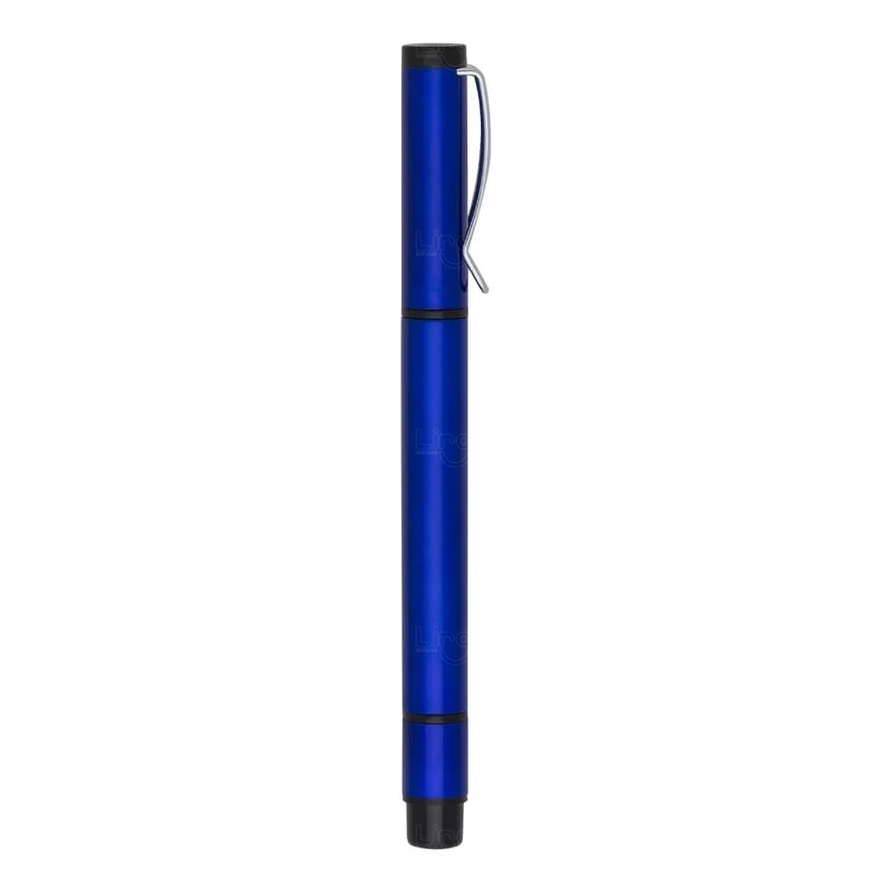 Caneta Plástica com Marca Texto Personalizada 
