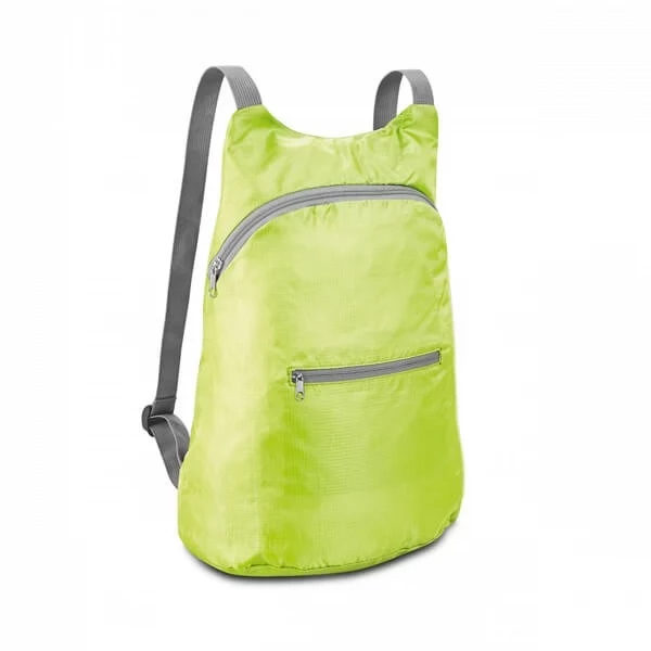 Mochila Dobrável 8 Litros Personalizada Verde Claro