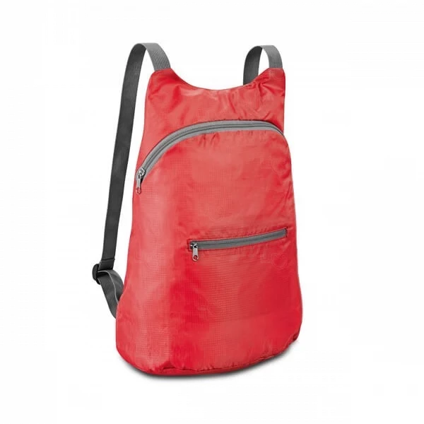 Mochila Dobrável 8 Litros Personalizada Vermelho