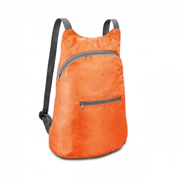 Mochila Dobrável 8 Litros Personalizada Laranja