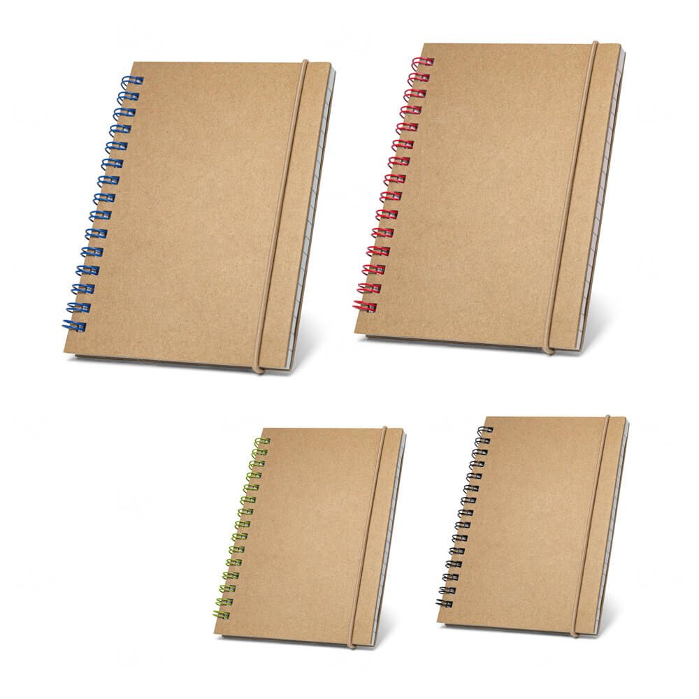 Caderno de Bolso Ecológico com Espiral Personalizado - 14 x 10 cm 