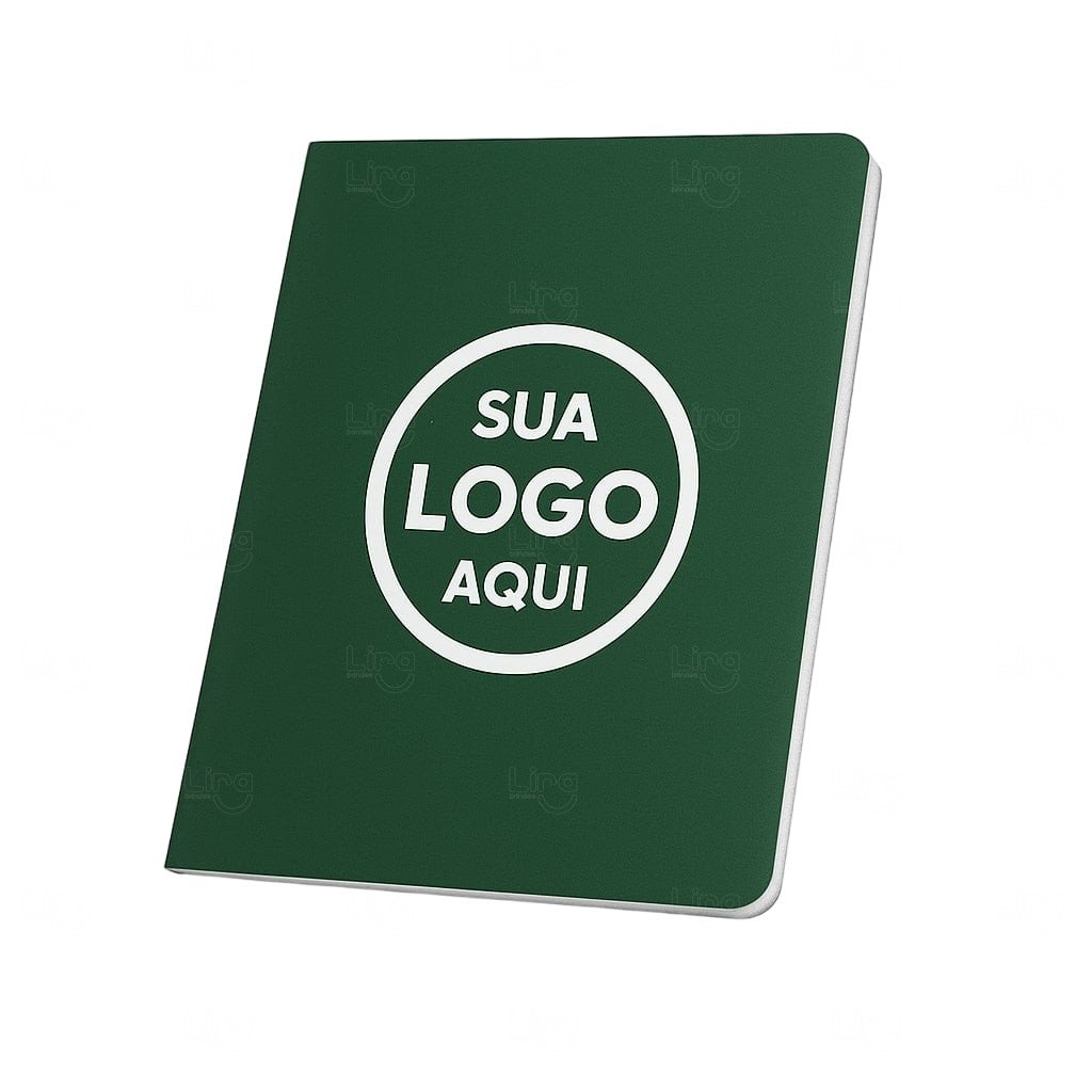 Caderno A5 100% Reciclado Personalizado - 21 x 14 cm 