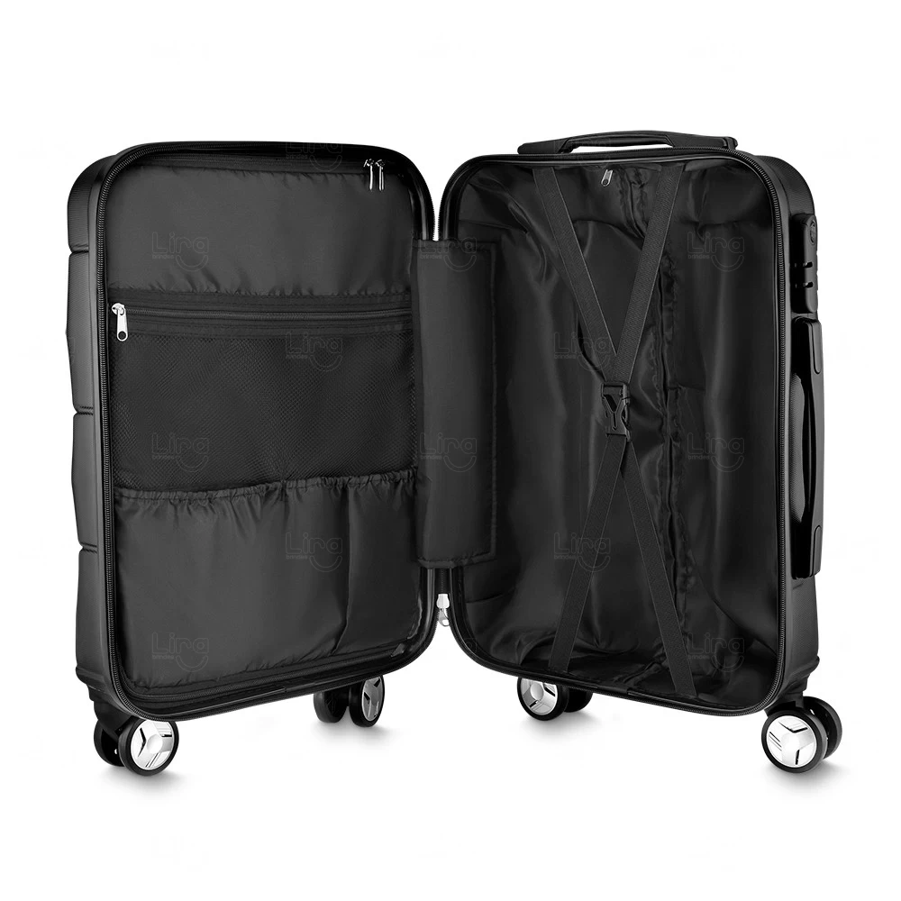 Mala de Bordo Pequena com Rodinhas Personalizada 