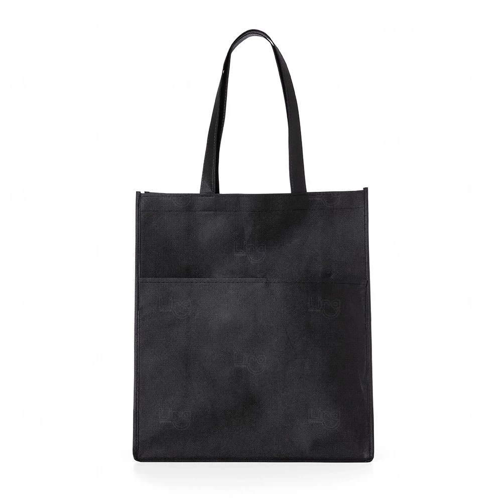 Sacola TNT com Bolso Frontal Personalizada - 40 x 35 cm 