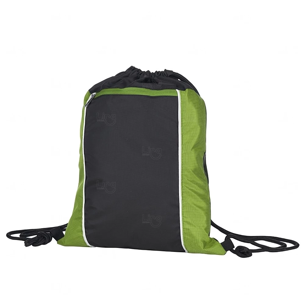 Sacochila Impermeável com Bolso Personalizada - 42,7 x 33 cm 