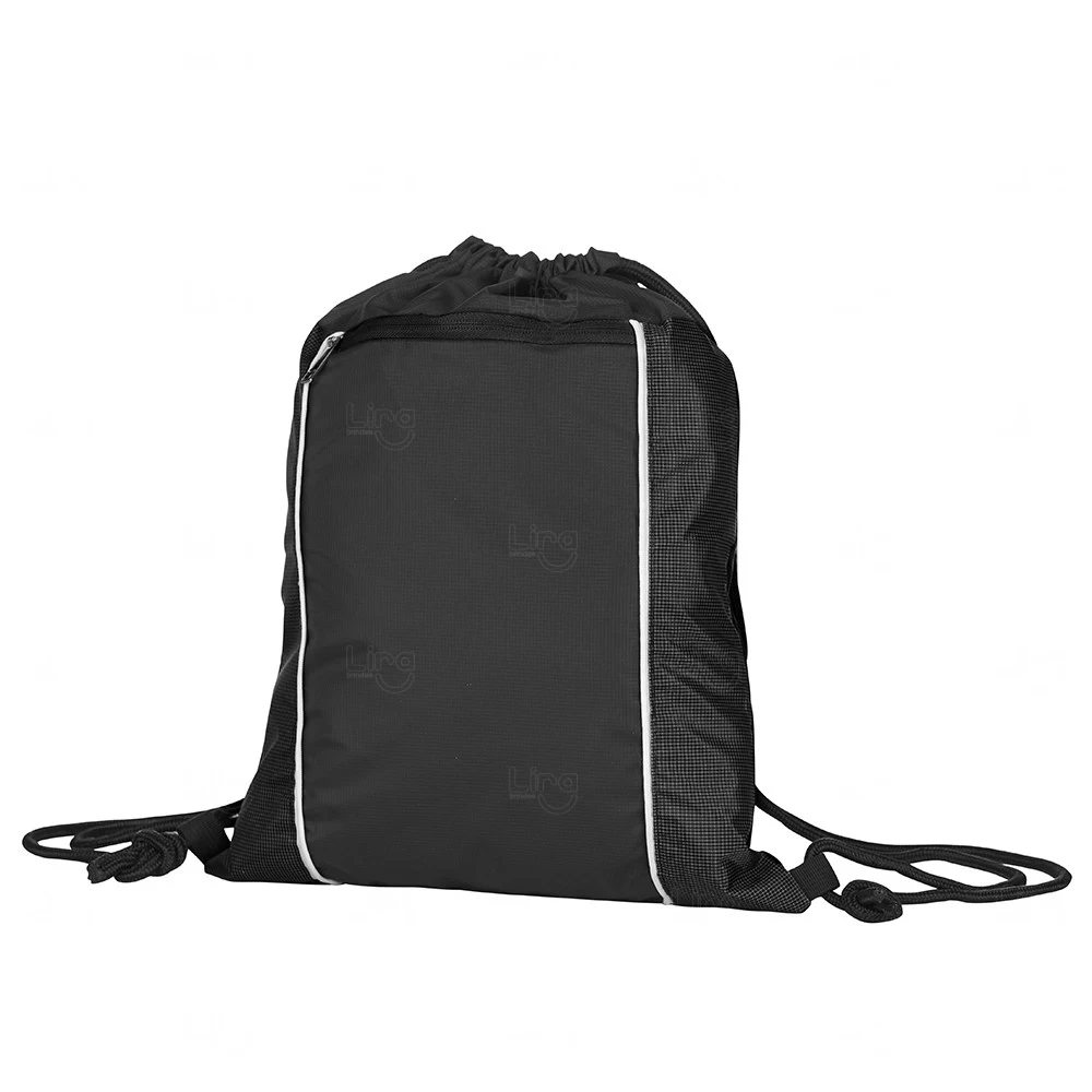 Sacochila Impermeável com Bolso Personalizada - 42,7 x 33 cm 