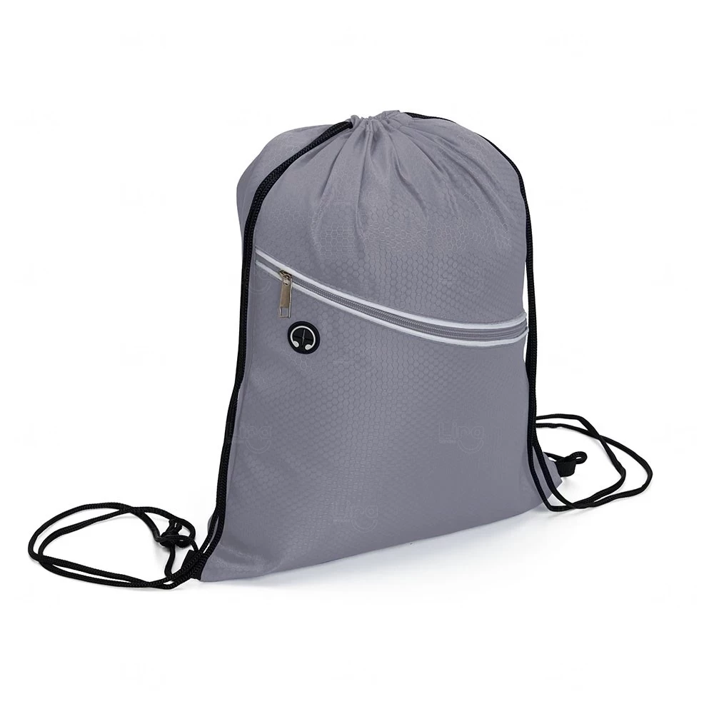 Mochila Saco com Entrada para Fones Personalizada 
