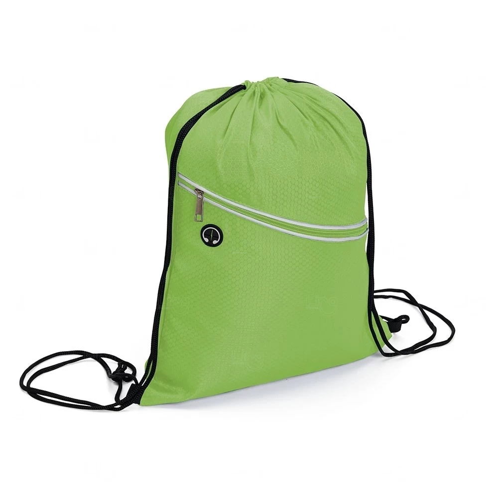 Mochila Saco com Entrada para Fones Personalizada 