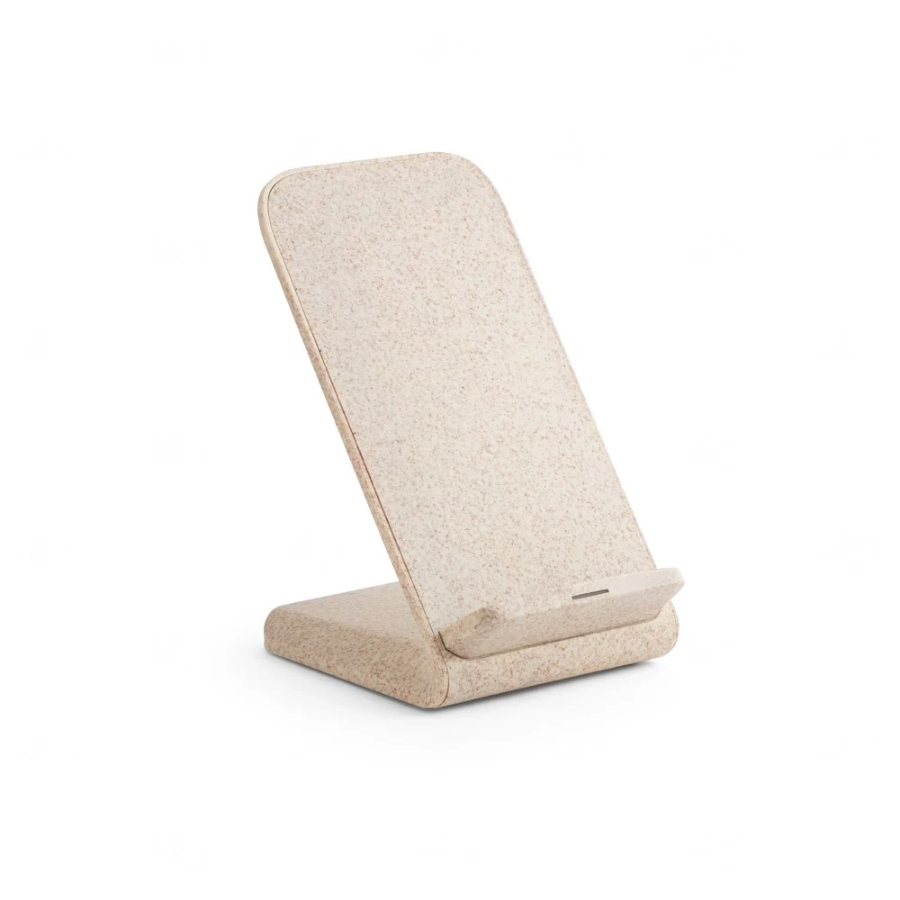 Suporte de Celular Ecológico com Carregador Sem Fio Personalizado 