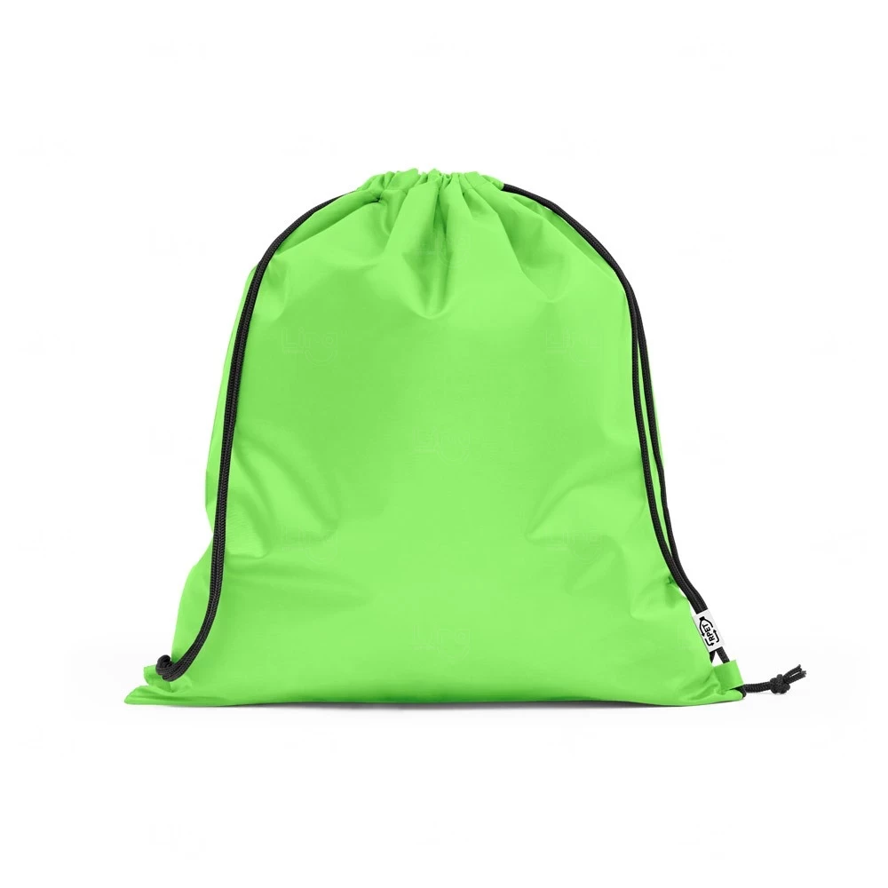 Sacochila Poliéster Reciclado Personalizada - 41 x 37 cm 