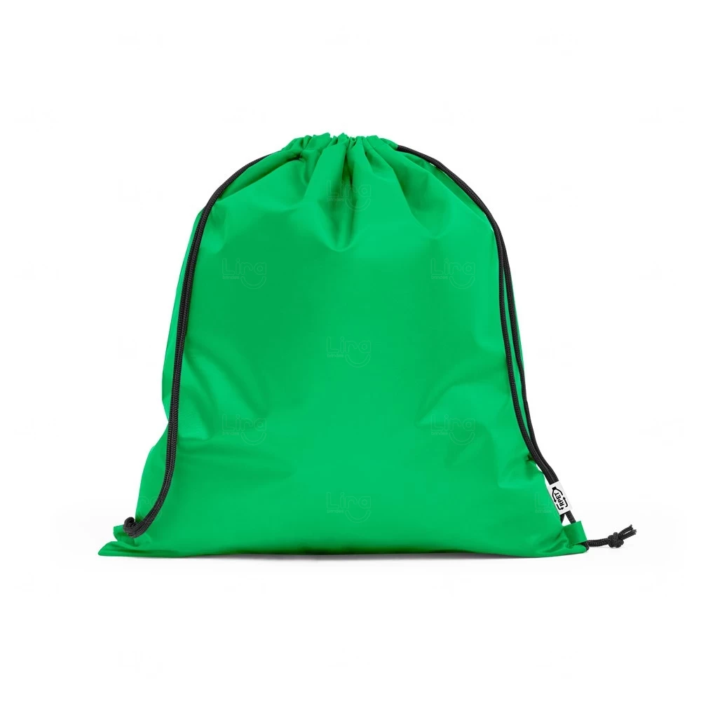 Sacochila Poliéster Reciclado Personalizada - 41 x 37 cm 