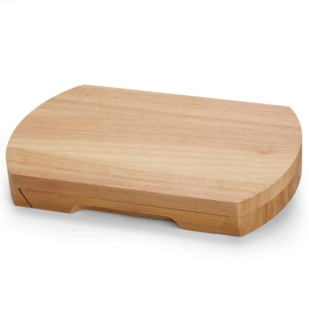 Kit Queijo 5 Peças com Tábua e Gaveta Personalizado 